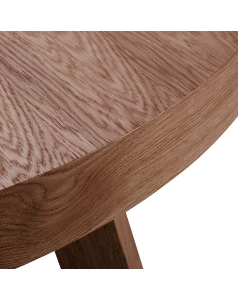 Table extensible Bodil marron - D.130x76 cm
