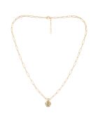Collier Raïna Labradorite en laiton doré