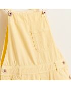 Salopette denim en Coton Pepino jaune