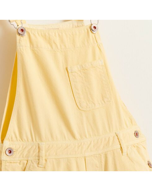 Gele spijkeroverall van Pepino katoen