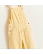 Salopette denim en Coton Pepino jaune