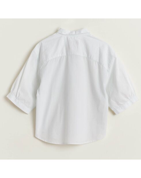 Camisa Ave de algodón blanca