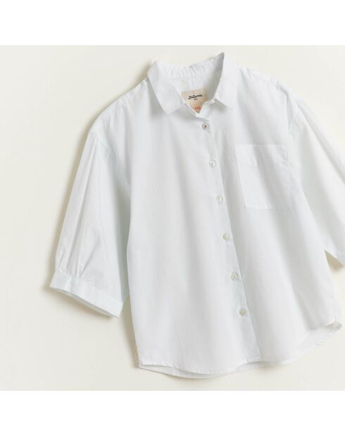 Chemise en Coton Ave blanche