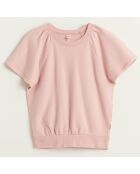 Sweat en Coton Vanou rose