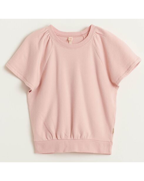 Sweat en Coton Vanou rose