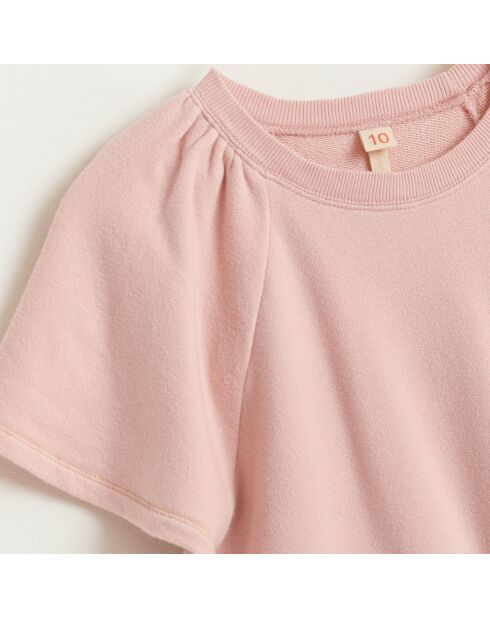 Sweat en Coton Vanou rose