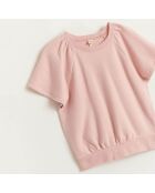 Sweat en Coton Vanou rose