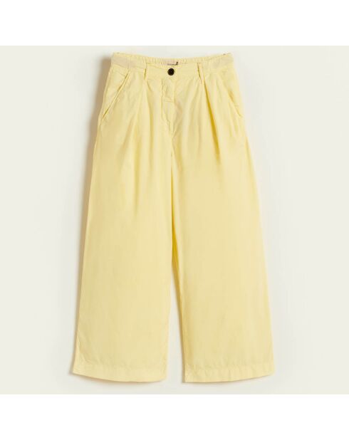 Pantalon en Coton Papa oversize jaune