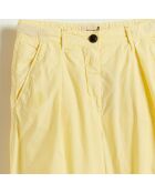 Pantalon en Coton Papa oversize jaune