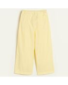 Pantalon en Coton Papa oversize jaune