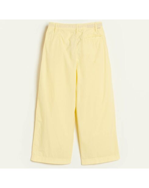 Pantalon en Coton Papa oversize jaune