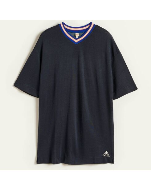Robe t-shirt Felpa sportwear bleu foncé