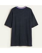 Robe t-shirt Felpa sportwear bleu foncé