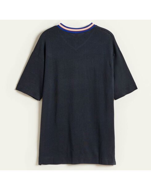 Robe t-shirt Felpa sportwear bleu foncé