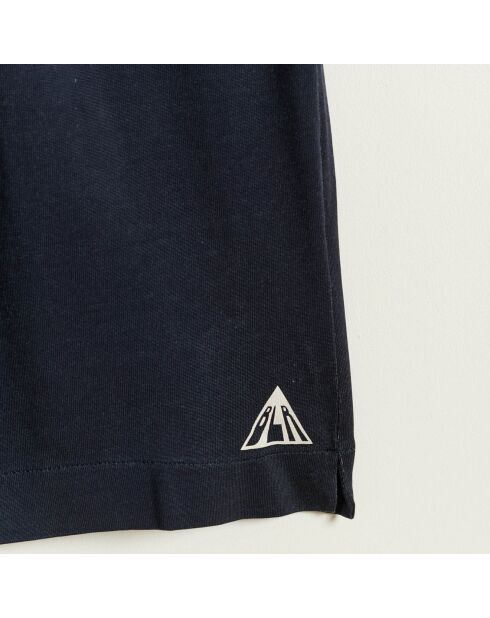 Robe t-shirt Felpa sportwear bleu foncé