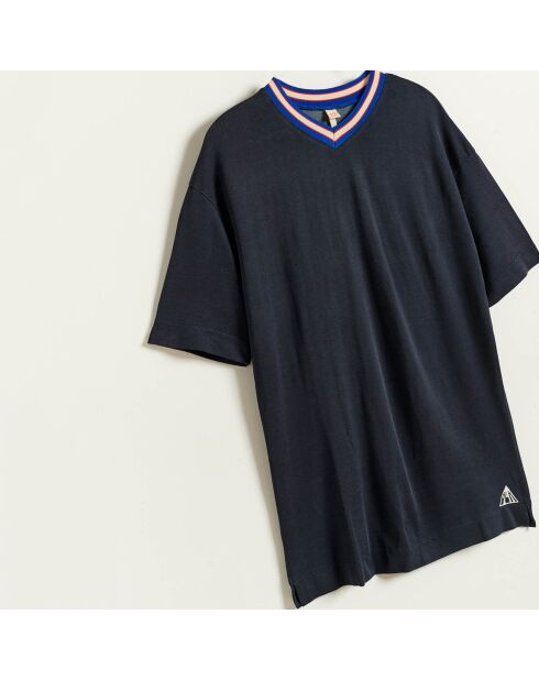 Robe t-shirt Felpa sportwear bleu foncé