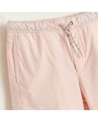 Bermuda en Coton Pawl rose pâle