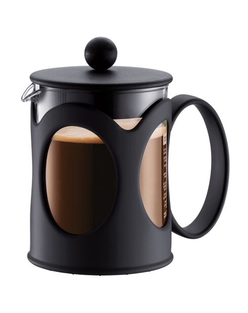 Cafetière à piston 4 tasses Kenya noire - 0.5 L