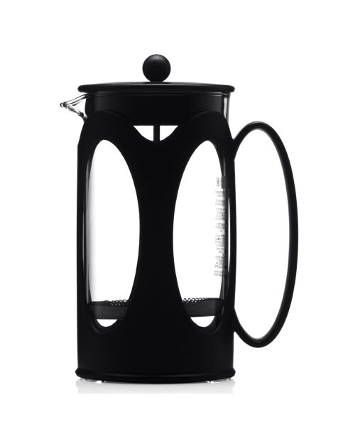 Cafetière à piston 8 tasses Kenya noire - 1 L