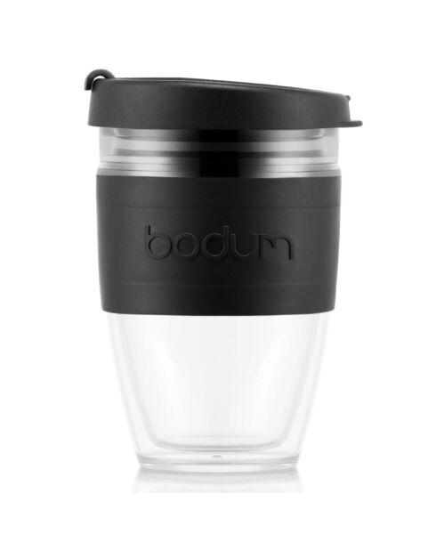 Mug à emporter double paroi noir - 0.25 L