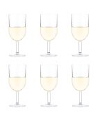 6 Verres à vin blanc Oktett transparents - 0.23 L