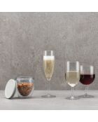 6 Flûtes à Champagne Oktett transparentes - 0.12 L