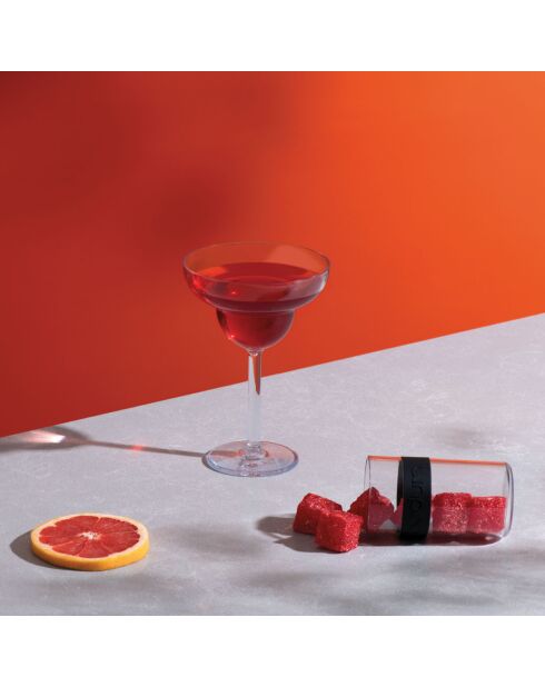 4 Oktett Margarita-glazen helder - 0,25 l