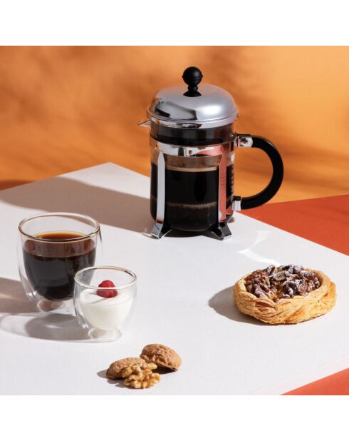 Chambord Brilliant French Press Kaffeebereiter für 4 Tassen, 0,5 l