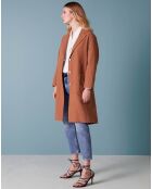 Manteau en Coton & Lin mélangés Chiku écureuil