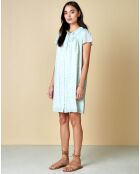 Robe Vinza imprimée bleu clair