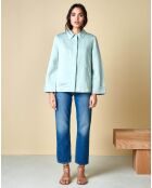 Veste en Lin & Coton Senna bleu ciel