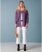 Gilet 100% Lin Alin violet