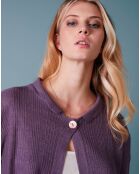 Gilet 100% Lin Alin violet