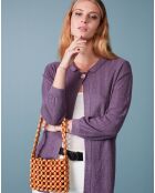 Gilet 100% Lin Alin violet