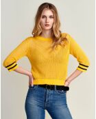 Pull en Jute & Lin Dohy jaune