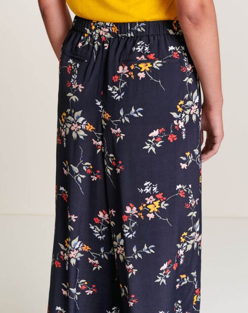 Pantalon Hawke imprimé bleu marine