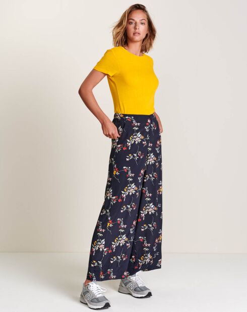 Pantalon Hawke imprimé bleu marine