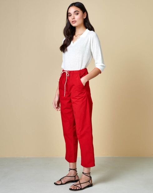 Pantalon Pizzy rouge