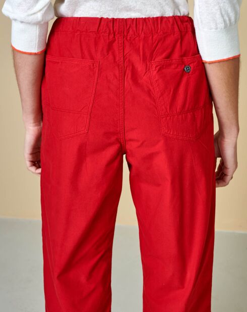 Pantalon Pizzy rouge