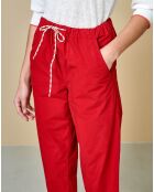Pantalon Pizzy rouge