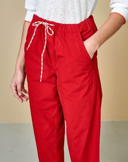 Pantalon Pizzy rouge