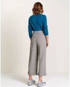 Pantalon Vincent à carreaux gris
