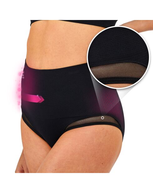 Culotte Ceinture Minceur Résille noire