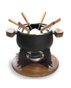 Set de fondue 6 personnes noir