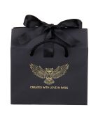 Sac cadeau noir - 16x12x6 cm