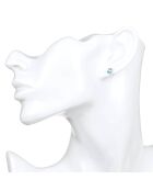 Funkelnde Tropfenohrringe aus 1,7 Karat Gelbgold mit Topas