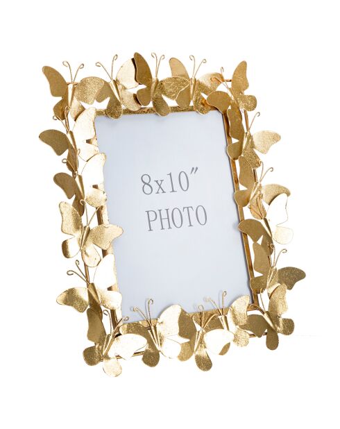 Cadre Photo Papillon doré - 38x35 cm