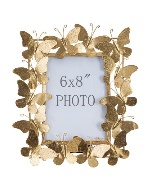 Cadre Photo Papillon doré - 30.5x28 cm