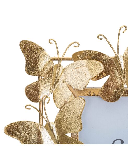 Cadre Photo Papillon doré - 30.5x28 cm