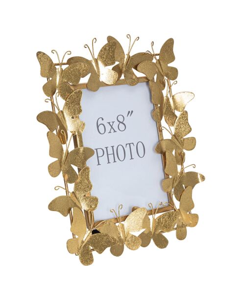 Cadre Photo Papillon doré - 30.5x28 cm